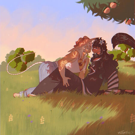 Under the Peach Tree