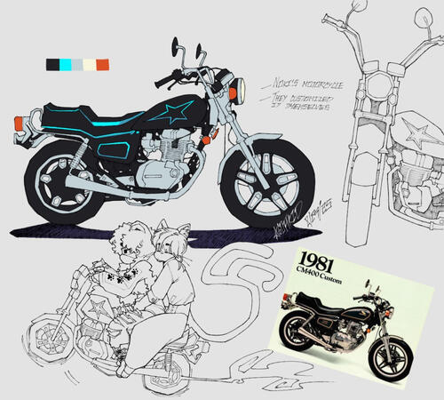 Motorcycle Sketches Motorcycle Sketches